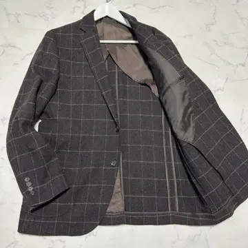 새상품급 빔즈 윈도우페인 브라운 자켓 밀드 계열 플란넬