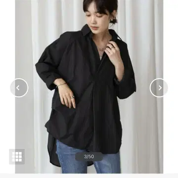 부즈루드 시어 프론트 캐시 블라우스