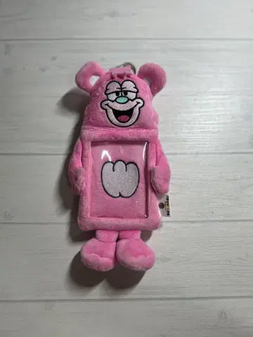 곰 캐릭터 키링 핑크