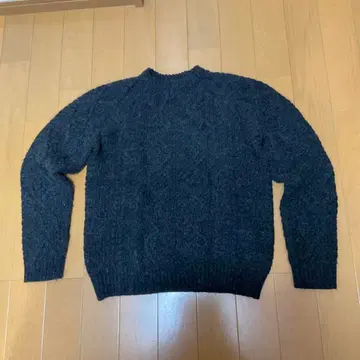 스노우피크 케이블 짜임 스웨터 JPN M