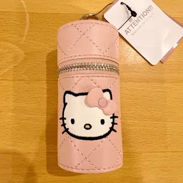 [ HELLO KITTY ] 퀼팅 립 파우치 키 참
