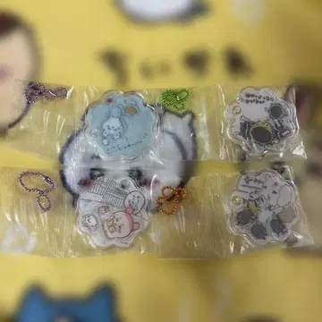 치이카와(먼작귀) 캐릭터 샤카참 4종
