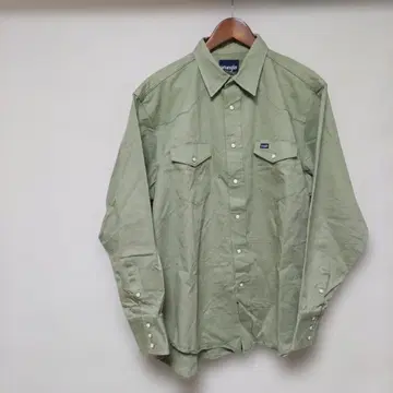 Wrangler 웨스턴 셔츠 size:XL 라이트 그린