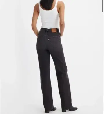 Levi's RIBCAGE STRAIGHT 블랙 25