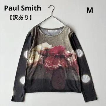 Paul Smith (폴스미스) 꽃무늬 & 도트 무늬 긴팔 티셔츠 M