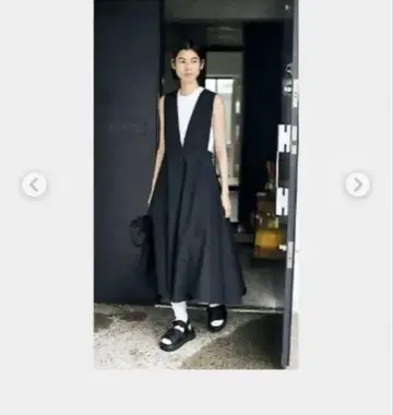 난공 스탠스 오버롤 스커트
