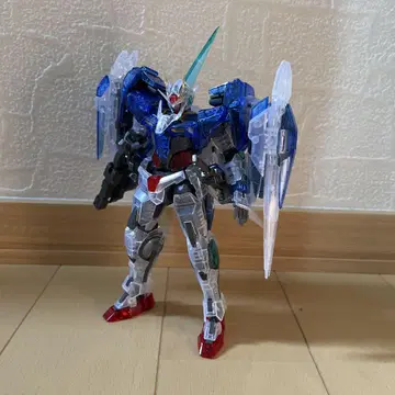 조립 완료 RG 1/144 더블오 라이저 클리어 컬러