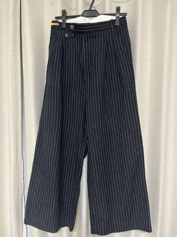 FREAK'S STORE 스트라이프 와이드 팬츠 M