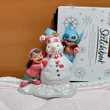 릴로 & 스티치 오너먼트 눈사람 Disney