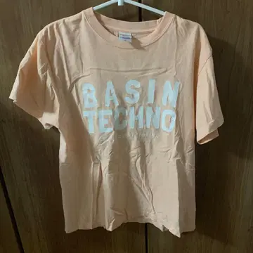 오카자키 타이이쿠 BASIN TECHNO 티셔츠 핑크 M 사이즈