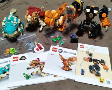 LEGO 76962 76970 76967 71806 조립 완료 세트