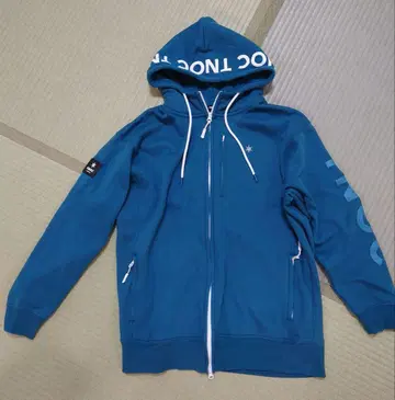 TNOC 풀 집업 후드티 XL 파랑
