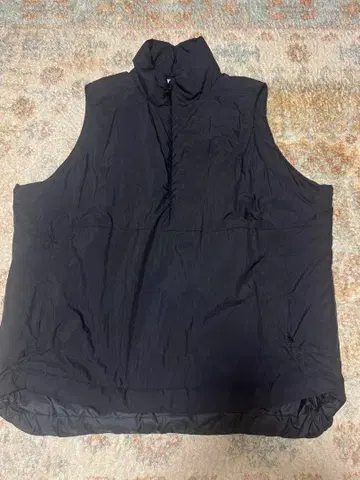 SO ORIGINAL HALF ZIP PADDING VEST(BLACK)