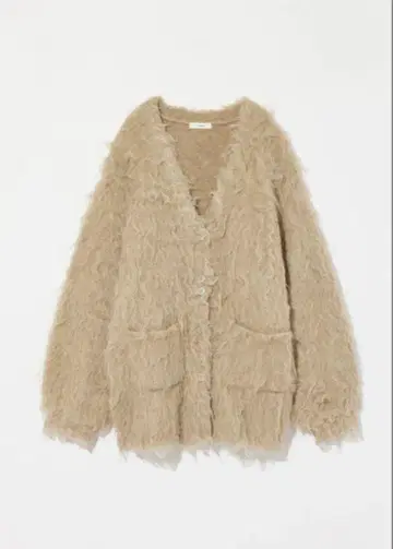 Eaphi SHAGGY KNIT CARDIGAN