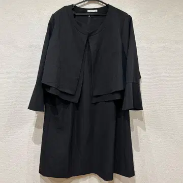 블랙 원피스 수트 예복 상복 여성용 4L