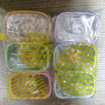 치이카와 비닐 파우치 시사 모몽가 카니 하치와레 밤만쥬