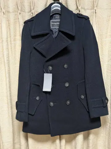 International Gallery BEAMS 네이비 피 코트 S