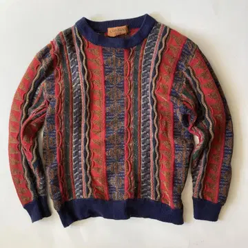 vintage CORSINI italy 3D knit sweater dr