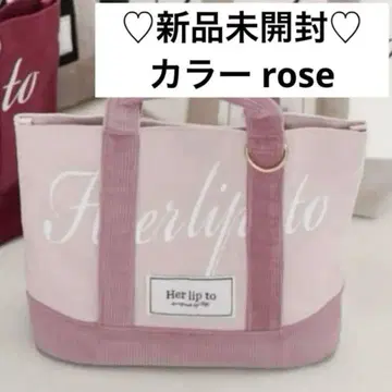 미개봉 새상품 루미네 한정판 토트백 핸드백 rose