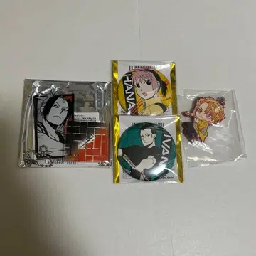 황천의 쌍둥이 아크릴 키링 캔뱃지 러버 마스코트