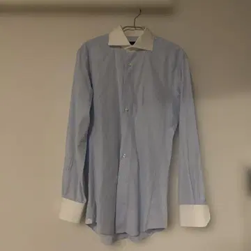 마후테일러 스카이블루 긴팔 드레스 셔츠