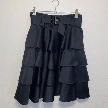 티어드 프릴 저리 스커트 & ellecy