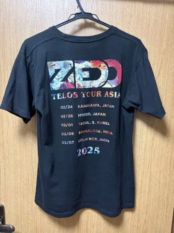 ZEDD TELOS TOUR ASIA 라이브 셔츠