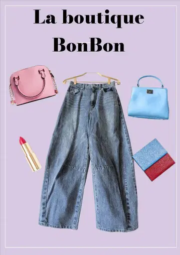 La boutique BonBon 와이드 데님