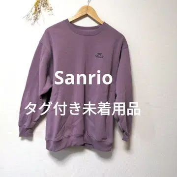 SANRIO 포차코 트레이닝복 상의 속기모 프린트 귀여운