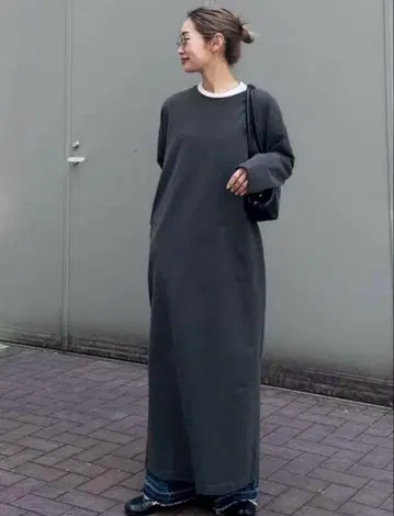 차오패닉 티피 크루넥 롱 원피스 pon 기획