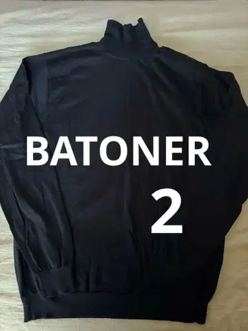 BATONER 바토너 터틀넥 스웨터 니트 사이즈 2