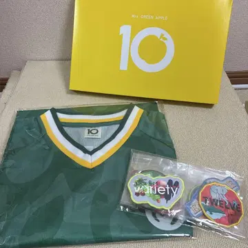 Mrs. GREEN APPLE 10BOX 게임 T셔츠 와펜 세트