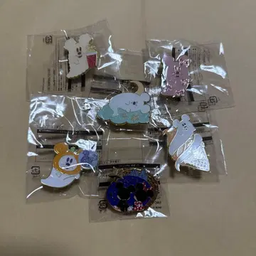 디즈니 할로윈 핀 배지 6점