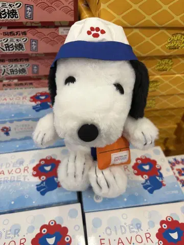[ 만박 회장 한정판 ] EXPO2025 PEANUTS 스누피 봉제 인형