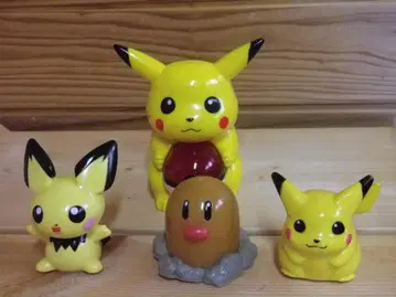 피카츄(대) 피카츄(소) 피츄 디그다 저금통 4점 세트