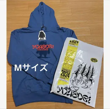 봉투 포함! 택 포함! YOASOBI 초현실 그레이 후드티 M Blue