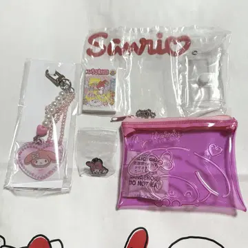 마이멜로디 묶음 판매 키링 파우치 핀즈 노트