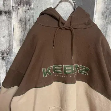 레어 구하기 어려움 2XL 케보즈 Keboz 빅 자수 풀오버 후드티