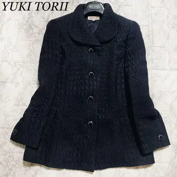 [새상품급] YUKI TORII 유키토리이 고급 자카드풍 테일러드 자켓
