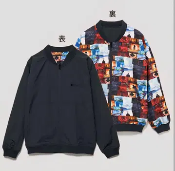 미사용 에반게리온 x graniph 리버서블 블루종 EVA