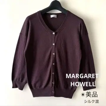 [ MARGARET HOWELL ] 새상품급 실크 혼방 얇은 소재 가디건