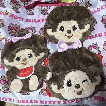 몽치치 봉제 인형 미니백 3개 세트