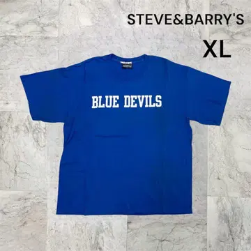 레어 STEVE&BARRY'S 반팔 티셔츠 남성용 XL 파랑 미국