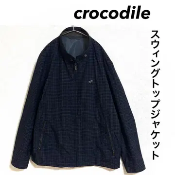 크로커다일 스윙탑 자켓 원포인트 로고