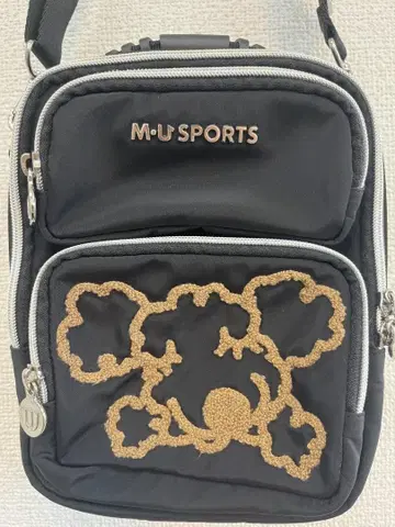 MU SPORTS 블랙 숄더백