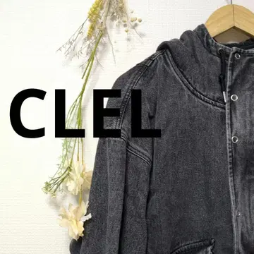 CLEL 클레일 밀리터리 디자인 마운틴 후드티 데님