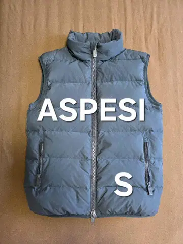 ASPESI 아스펜지 다운 베스트 네이비 S