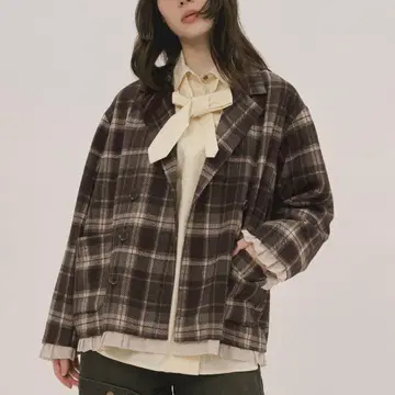 loin nuit 로완뉴이 프릴 레이어드 디자인 자켓