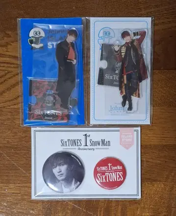 미개봉 SixTONES 제시 아크릴 스탠드 배지