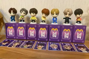 BTS 맥도날드 타이니탄 7인 컴플리트 세트